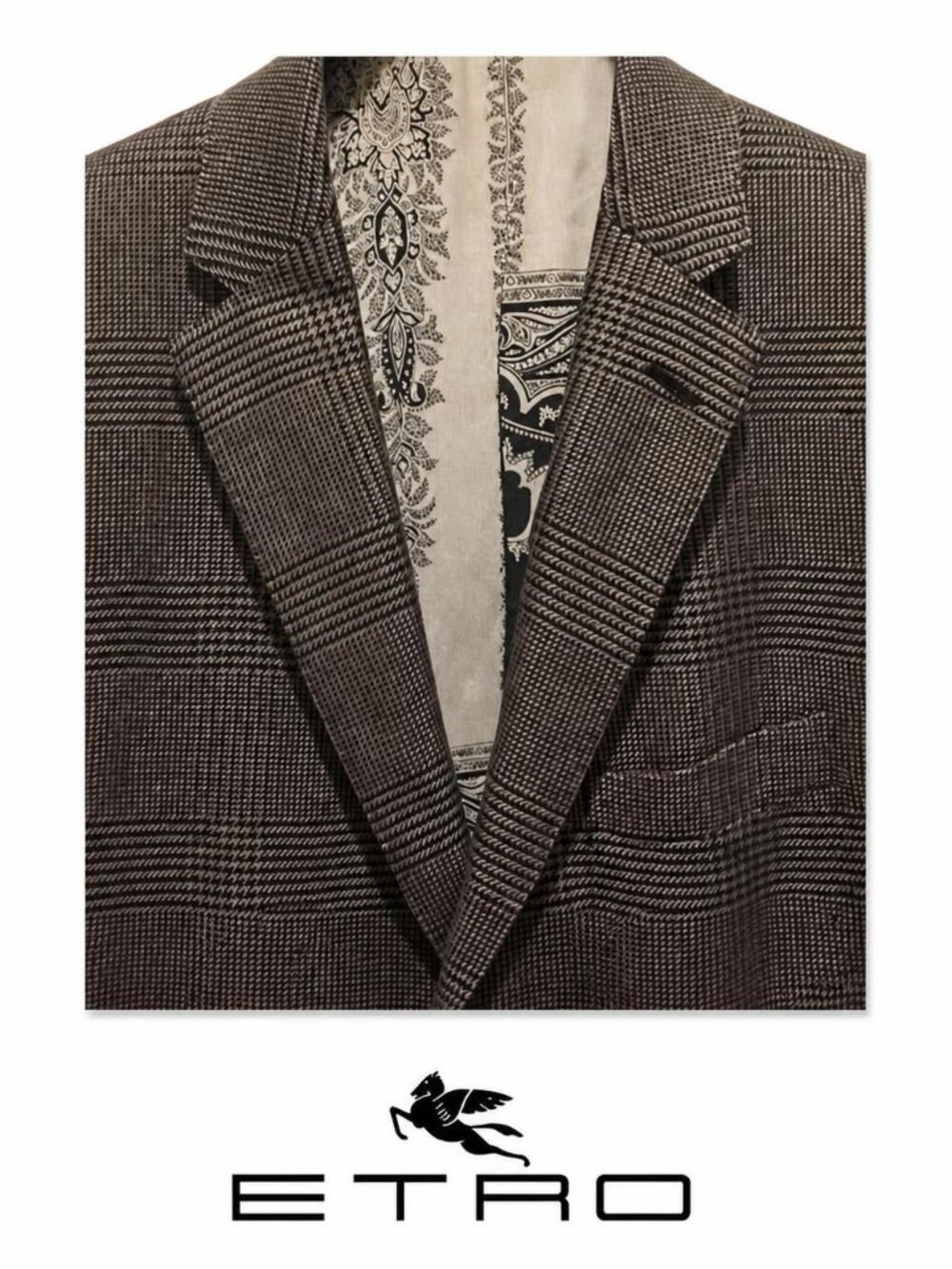 Etro size 52 silk & wool blazer - gorgeous!